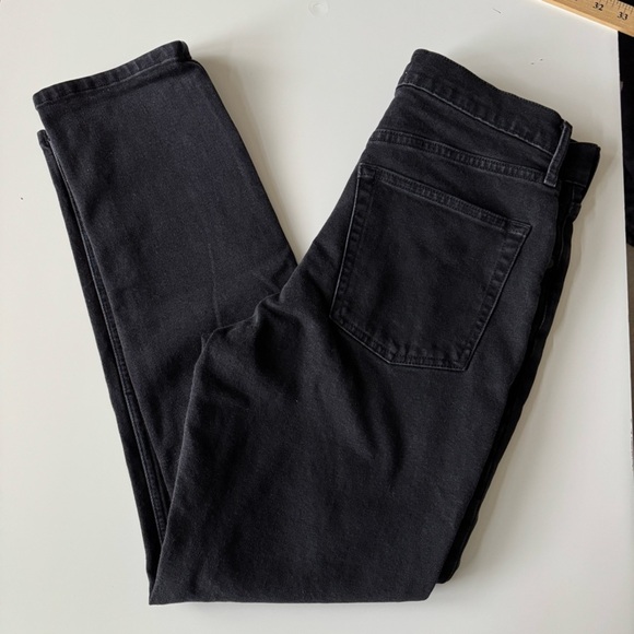 Everlane The Original Cheeky® High Rise Jean Washed Black Women’s size 27 Crop - Picture 4 of 16